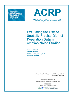 Evaluating the Use of Spatially Precise Diurnal Population Data in Aviation Noise Studies