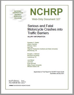 Serious and Fatal Motorcycle Crashes into Traffic Barriers: Injury Information