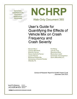 User’s Guide for Quantifying the Effects of Vehicle Mix on Crash Frequency and Crash Severity