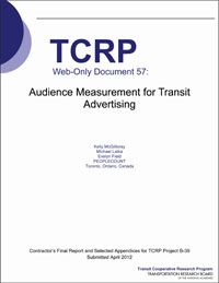 Audience Measurement for Transit Advertising