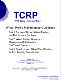 Wheel Profile Maintenance Guidelines